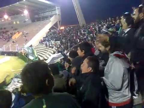 "La Banda del Pueblo Viejo en San Luis vs Racing" Barra: La Banda del Pueblo Viejo &bull; Club: San Martín de San Juan