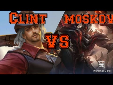 BY ONE CLINT VS MOSKOV - MOBILE LEGENDS