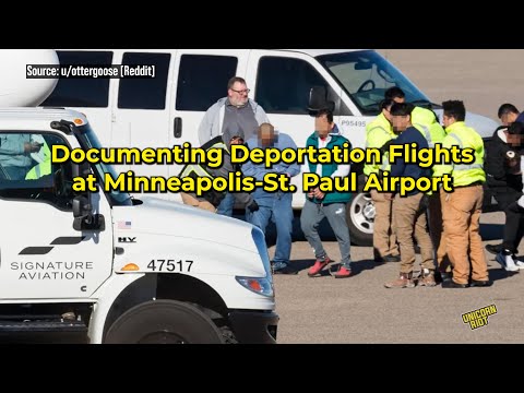 Documenting Deportation Flights At MSP Airport