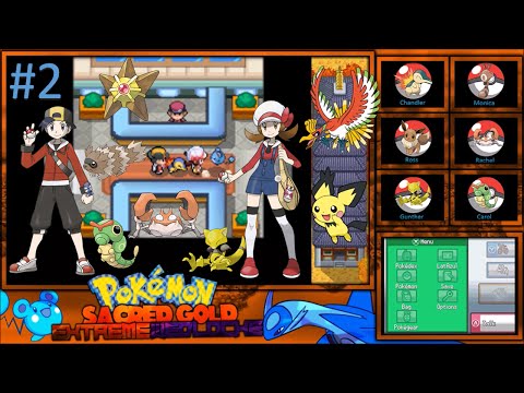 Let's Play Pokemon Sacred Gold Extreme Wedlocke:  Part 2 - A Nice Shade Of Violet