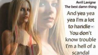 Avril Lavigne - The best damn thing [Lyrics - On screen]