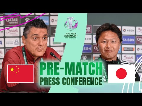 Pre-Match Press Conference | China PR vs Japan 🎙️ | AFC U23 Asian Cup™ 2026 – FINAL