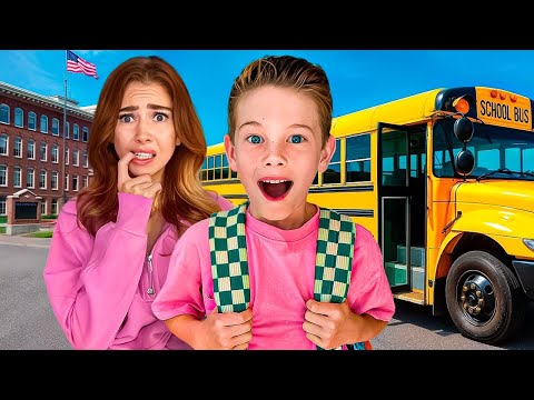 BACK TO SCHOOL!👀📚✏️*We surprisd him*