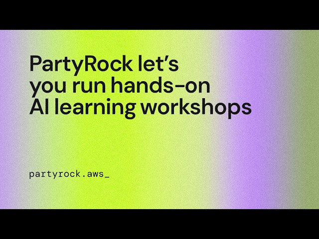 <b>How PartyRock Works for Educators</b>