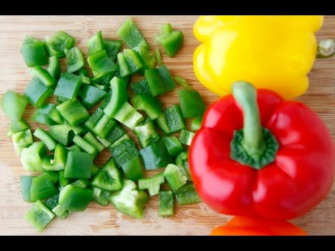 How to Cut a Bell Pepper - Cooking Quick Tips - Weelicious