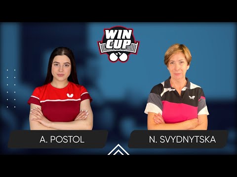 07:00 Anastasiia Postol - Nataliia Svydnytska 28.10.2025 WINCUP Women Master. TABLE 1