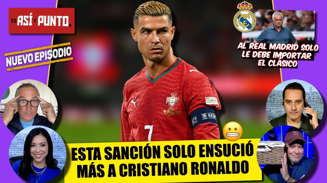 CRISTIANO RONALDO y SANCIÓN EN PORTUGAL son EL CHISTE DEL AÑO. Una TOTAL RIDICULEZ | Es Así y Punto