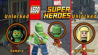 LEGO Marvel Super Heroes - Unlocked Drax - All 3 Drax Missions