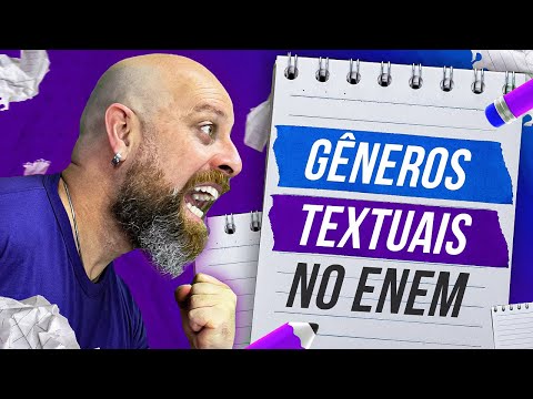 Gêneros Textuais no Enem [Prof. Noslen] #noenemcomnoslen #professornoslen #enem #exercício