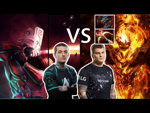 SF Dominating Inside The Fountain!! Iceberg Shadow fiend vs Nikobaby Juggernaut Ranked MMR PRO 7.24