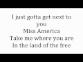 Nick Carter - Miss America (Lyrics on Screen ...