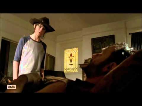 The Walking Dead Season 4 Episode 9 Carl Shouts At Rick