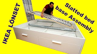 IKEA LÖNSET Slatted bed base assembly