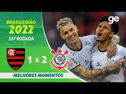 Gols e lances de Flamengo x Corinthians