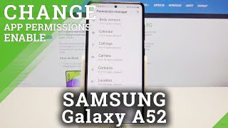 How to Manage Apps Permissions on SAMSUNG Galaxy A52 – Change Apps Permissions