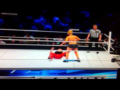 wwe 2k16 Stephanie McMahon vs sable