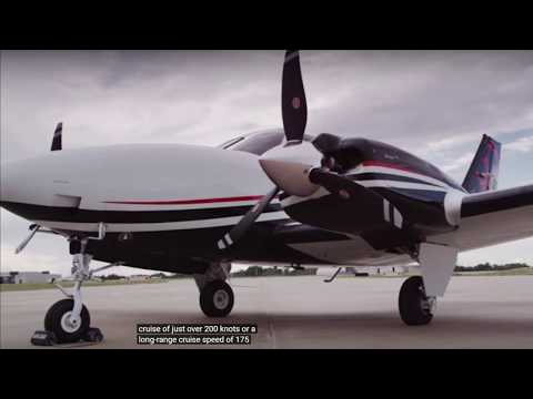 Light Passenger aircraft pushed hard for aerobatics maneuver.