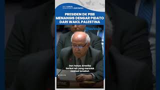 Download lagu Momen Haru Liputi Sidang, Presiden DK PBB Menangis Dengar Pernyataan Duta Palestina seusai Diveto AS mp3