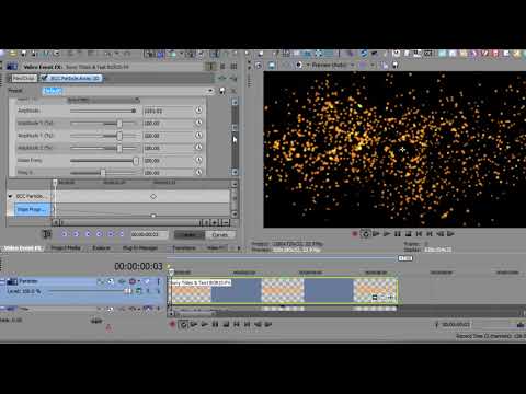 Particle Array 3D Title Wipe