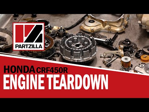 Honda CRF450 Engine Teardown | 2005 Honda CRF450 Engine Rebuild Project | Partzilla.com