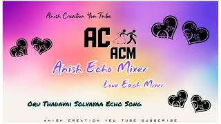 Download lagu Oru💔Thadavai❤‍🩹Solvaya💕Songs🎶3D Effect [Echo Mix] Use🎧 headphones🎛️ Amplifier 🎛️🎶💙 Anish Creation ❤️ mp3