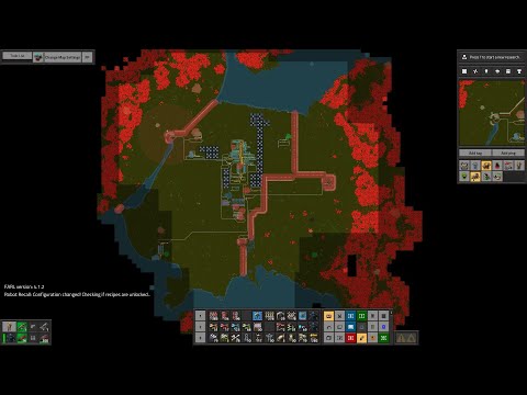 Factorio - Clearing the biter infestation - Stage 1