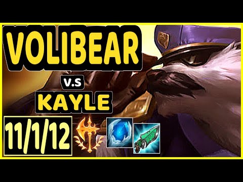 YANG (VOLIBEAR) vs KAYLE - 11/1/12 KDA TOP CHALLENGER GAMEPLAY - BR