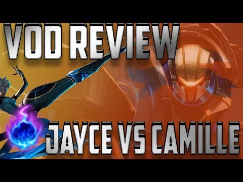 Wickd Vod Review #4 - Jayce vs Camille | High elo Vod reviews
