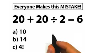 A basic math question, be careful!