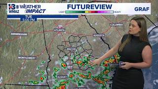 Rain chances mainly south today (Local Weather Update 8/25/26)