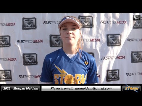 2023 Morgan Meidam 3.7 GPA - Athletic Outfielder and Shortstop Softball Skills Video - Ca Storm