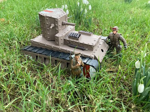 Whippet Tank Project, scratch build.