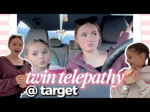 Twin Telepathy @ TARGET w/ LUCY | jayne..emmaline