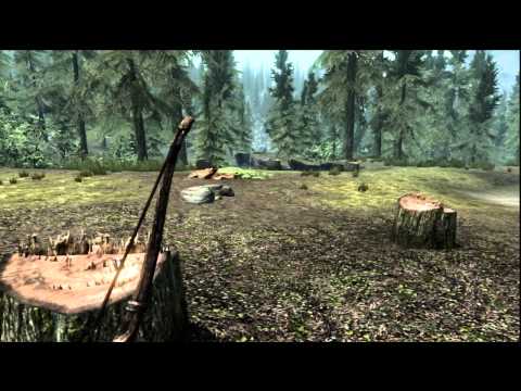 Skyrim - Realistic mode: Wilderness and atmosphere sounds, Hunting and Gathering and survival