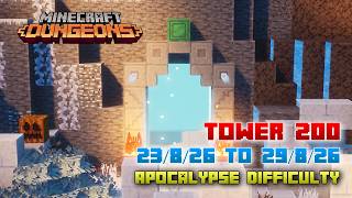 The Tower 200 [Apocalypse] Full Climb, Guide & Strategy, Minecraft Dungeons Fauna Faire