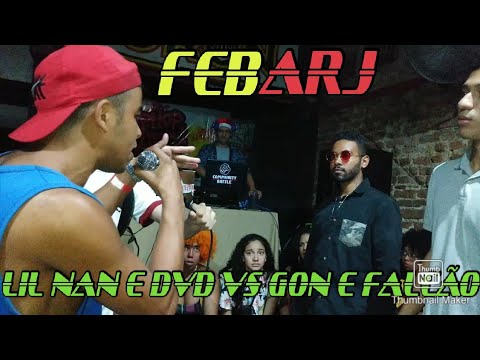 LIL NAN E DVD VS GON E FALCÃO BATALHA DA FEBARJ (LAPA) 1A EDIÇÃO