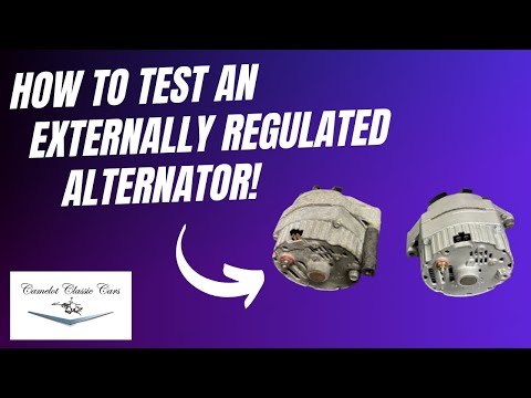 How to bench test an externally regulated Delco Remy alternator