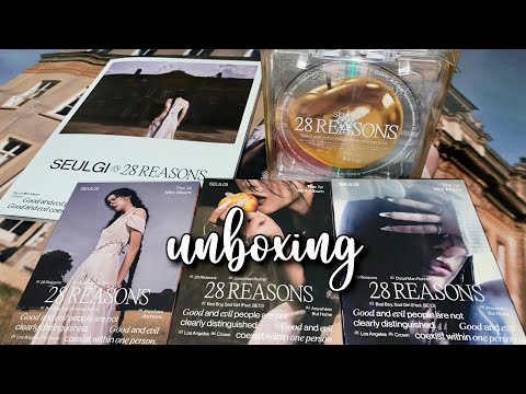 SEULGI 슬기 ‘28 Reasons’ Album Unboxing - all versions from ktown4u [ENG]