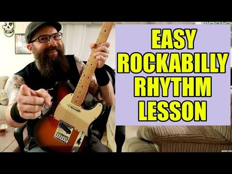 2 Easy Rockabilly Guitar Rhythms - You Gotta Learn (w/tabs)