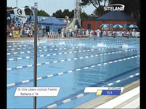 Serie 6 dei 50 Stile Libero  Assoluti Femmine Master - 13 Memorial Andrea Bettiol