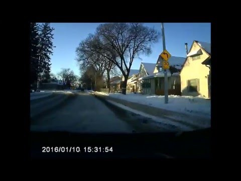 Winnipeg Dash Cam partial east side drive