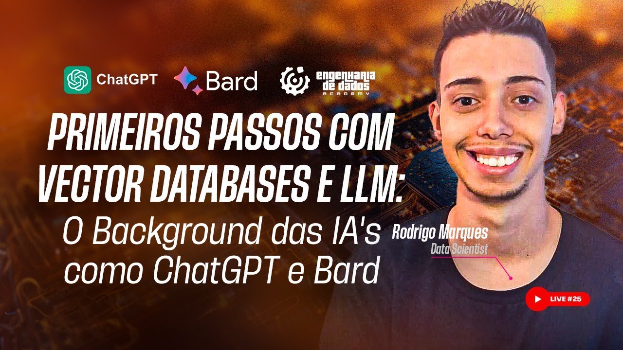 Primeiros Passos com Vector Databases e LLM: O Background das IA's como ChatGPT e Bard | live#25