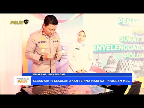 DUKUNG PROGRAM MAKAN BERGIZI GRATIS KAPOLDA JATENG RESMIKAN GEDUNG SPPG