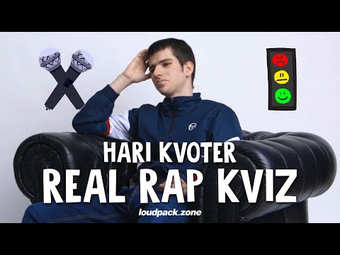Real rap kviz: Hari Kvoter | Loudpack Zone