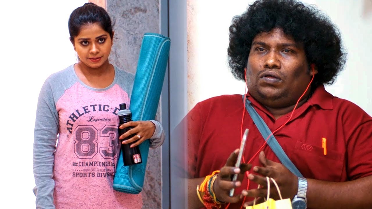 योगी बाबू लड़की को केह रहा है मोटी फ्री का माल ठूसना च?