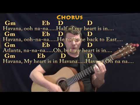 Havana (Camila Cabello) Guitar Cover Lesson in Gm with Chords/Lyrics