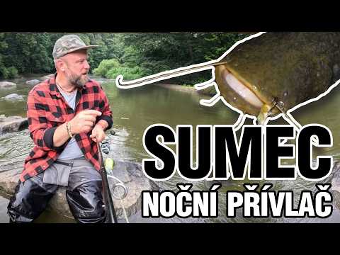 Vyrazil jsem v noci na sumce, vysvětlil strategii a ulovil něco dost nechutného :-D