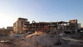 Demolition of Royal Mail sorting office