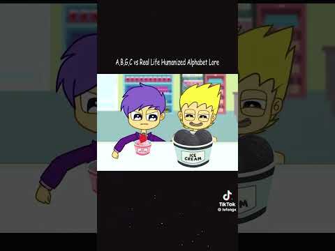 A B G C vs Real Life Humanized Alphabet Lore