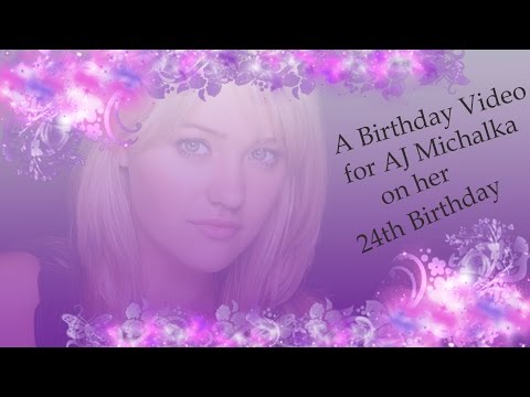AJ Michalka's 24th birthday 